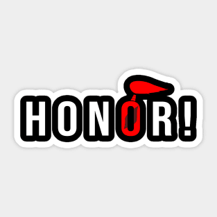 Zuko's honor Sticker